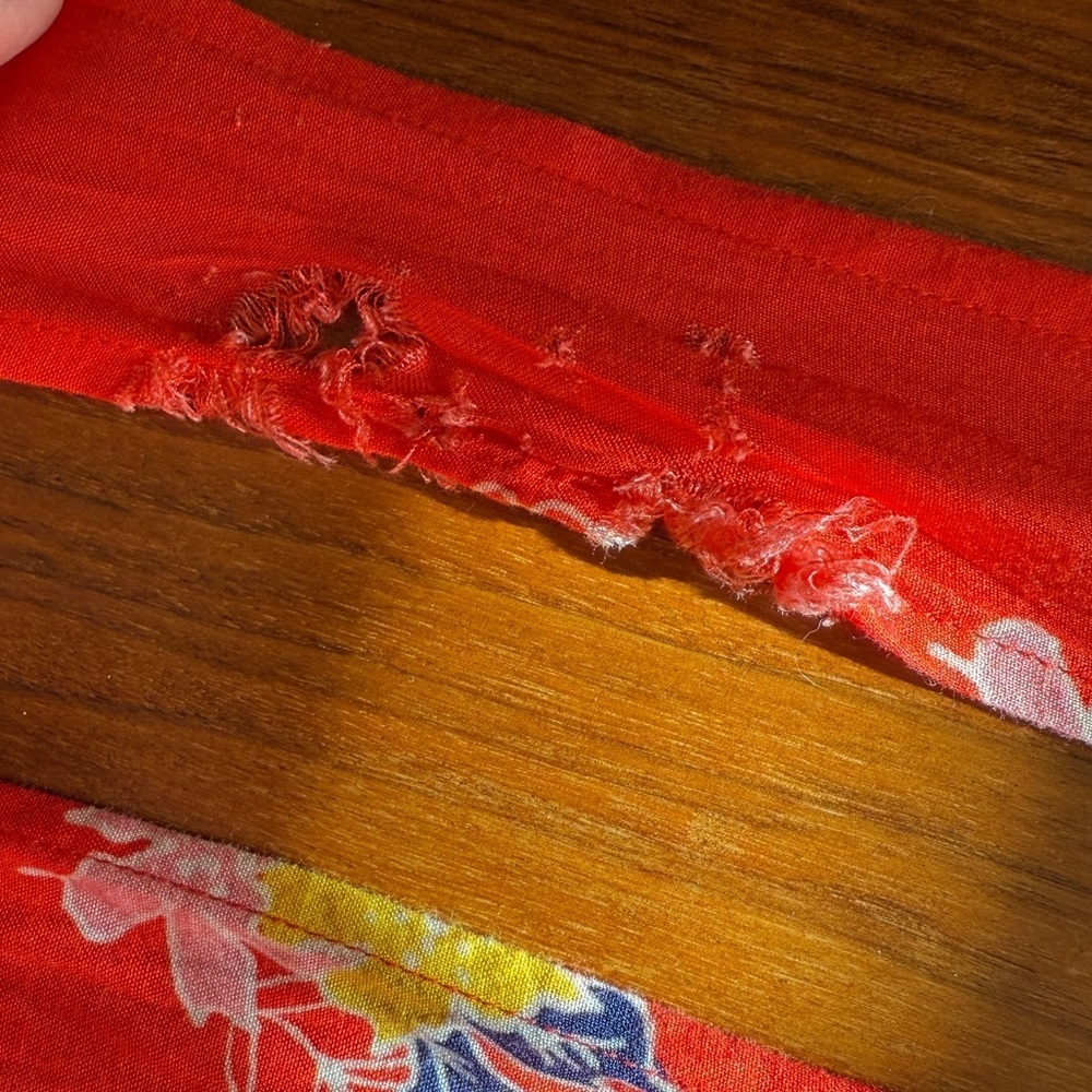 Cleobella Red Patterned Robe - Picture 9 of 14
